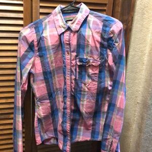 Abercrombie & Fitch plaid button down medium